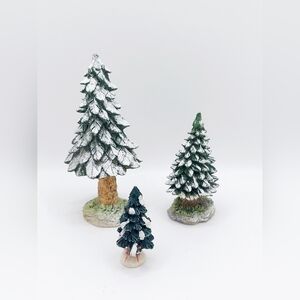 Vintage Dept 56‎ General Village Tree Accessories Snowy Scotch Pines